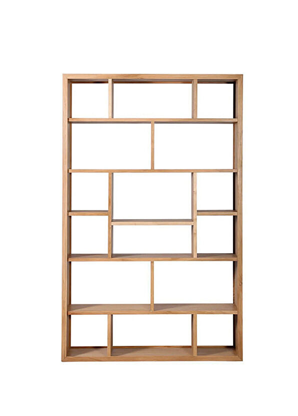 Clarita Kahverengi Ahşap Kitaplık