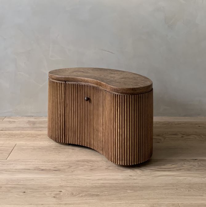 TWEETY KAHVERENGİ AHŞAP KOMODİN