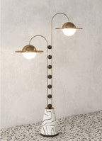 NATURAL METAL TEK AYAKLI LAMBADER