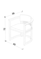 DOCIA HONEYLINE YEMEK ODASI SANDALYE