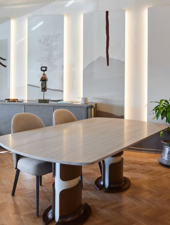 MAISON QUARTZ LUXE YEMEK MASASI