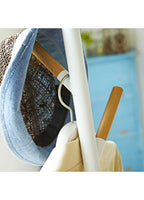 Plaın Ayaklı Beyaz Askılık