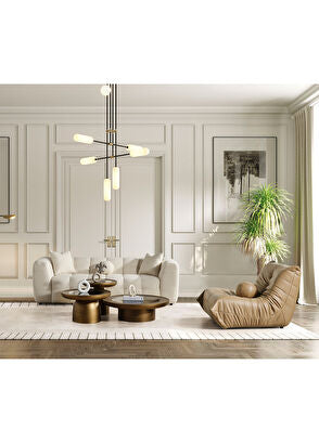 Nammos Comfort Bej Teddy Köşe Takımı