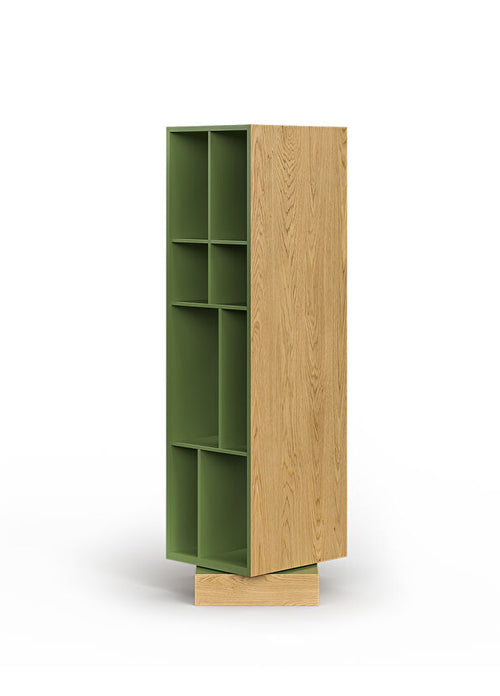 Cabin Dönebilen Yeşil Lake Çok Bölmeli Kitaplık 32 x 108 cm