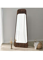 Smooth Ceviz Renkli Masif Boy Ayna