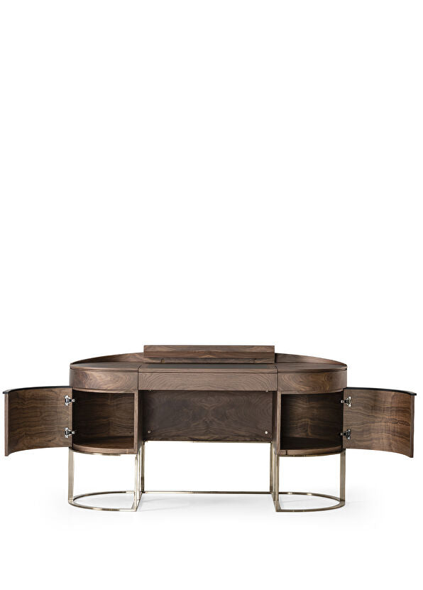 Aria Kahverengi Masif Ceviz Çalışma Masası