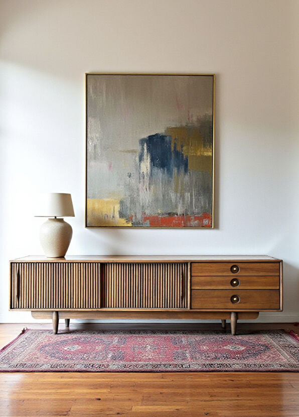 Mazhar Cocoa Masif Ahşap Tv Ünitesi