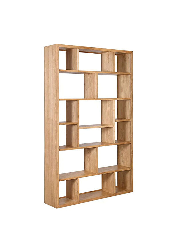 Clarita Kahverengi Ahşap Kitaplık