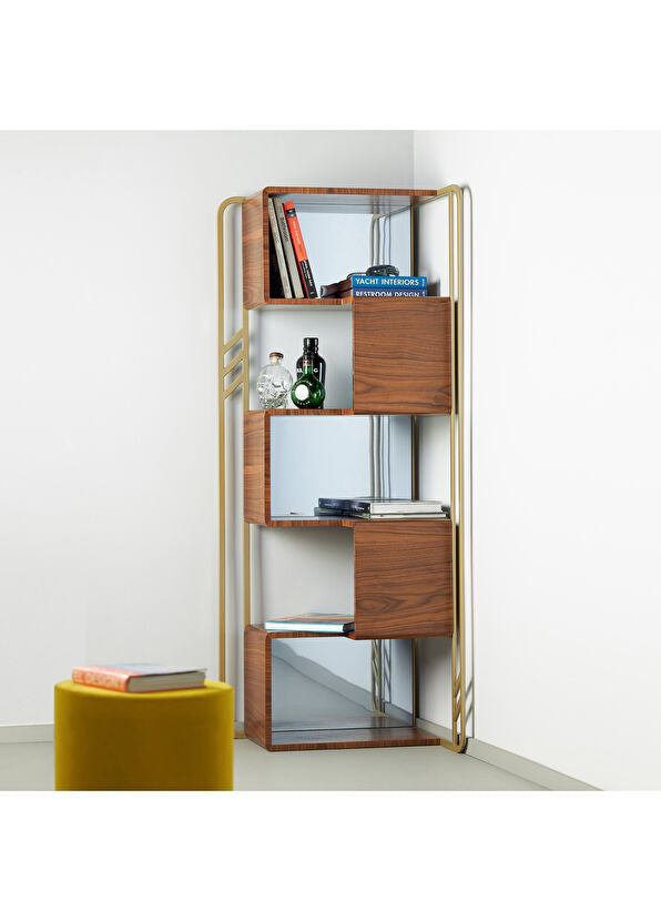 Mirage Köşe Kitaplık 168x55x53 cm