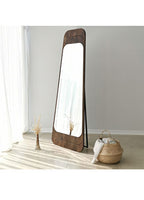 Smooth Ceviz Renkli Masif Boy Ayna