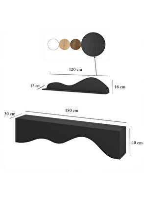 Mountains Siyah Tv Seti