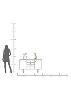 Dog Altın Rengi Dekoratif Duvar Aynası