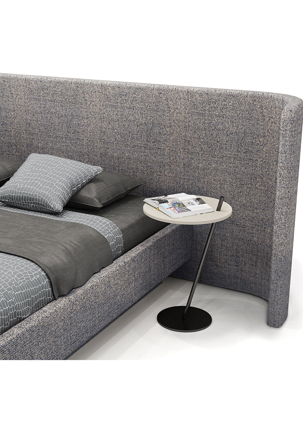 Diamond Gri Yatak Ünitesi 160 cm