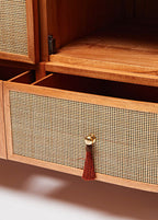 Francesco Masif Ahşap Bej Gardırop