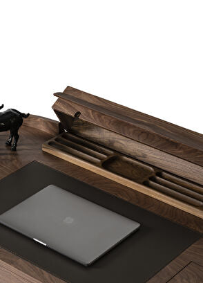 Aria Kahverengi Masif Ceviz Çalışma Masası