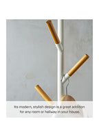 Plaın Ayaklı Beyaz Askılık