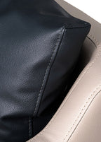 Papillonne Bej Tekerlekli Sırt Detaylı Ofis Sandalyesi