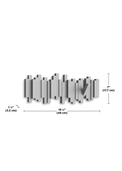 Sticks Gri 5'li Askılık