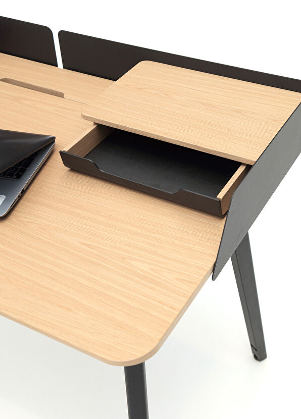 Renée High Meşe Çekmeceli Çalışma Masası