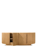 Glow Naturel Meşe Ahşap Dört Kapaklı Konsol