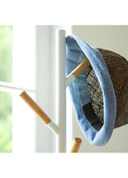 Plaın Ayaklı Beyaz Askılık