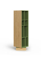 Cabin Dönebilen Yeşil Lake Çok Bölmeli Kitaplık 32 x 108 cm