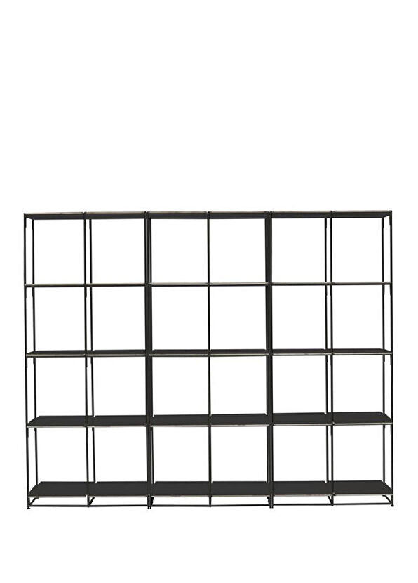 La Bibliotheque Fil Black 3 Modül Raflı Ünite